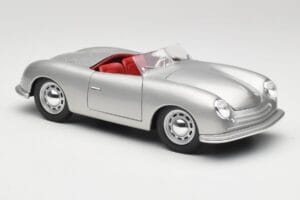 Porsche No. 1 356 Roadster Fish Stříbrný Maisto 1:18 31853 Kov – obrázek 6 z 8