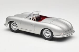 Porsche No. 1 356 Roadster Fish Stříbrný Maisto 1:18 31853 Kov – obrázek 7 z 8