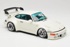 Porsche RWB 911 964 Flat Nose Grand Prix White GT Spirit 1:18 GT506 Pryskyřice – obrázek 4 z 6