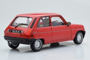 Renault 5 Alpine Turbo Červený Norev 1:18 185243 Kov – obrázek 4 z 8