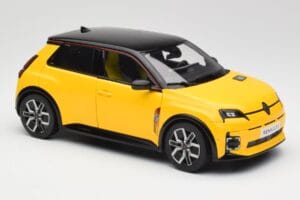 Renault 5 E-Tech Pop Žlutý & Černý Norev 1:18 185500 Kov – obrázek 2 z 8
