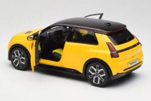 Renault 5 E-Tech Pop Žlutý & Černý Norev 1:18 185500 Kov – obrázek 5 z 8