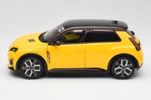 Renault 5 E-Tech Pop Žlutý & Černý Norev 1:18 185500 Kov – obrázek 6 z 8