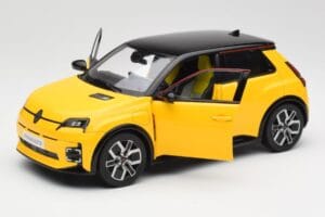 Renault 5 E-Tech Pop Žlutý & Černý Norev 1:18 185500 Kov – obrázek 7 z 8