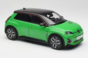 Renault 5 E-Tech Electric Pop Zelený & Černý Norev 1:18 185502 Kov – obrázek 6 z 8