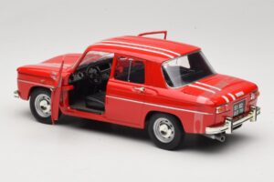 Renault 8 Gordini Červený Solido 1:18 9018-M1 Kov – obrázek 5 z 8