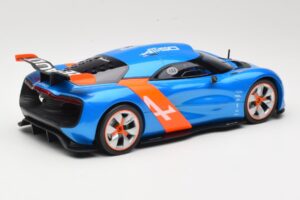 Alpine A110-50 Modrý & Oranžový Norev 1:18 185147 Kov – obrázek 2 z 6