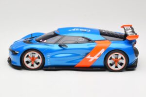 Alpine A110-50 Modrý & Oranžový Norev 1:18 185147 Kov – obrázek 3 z 6