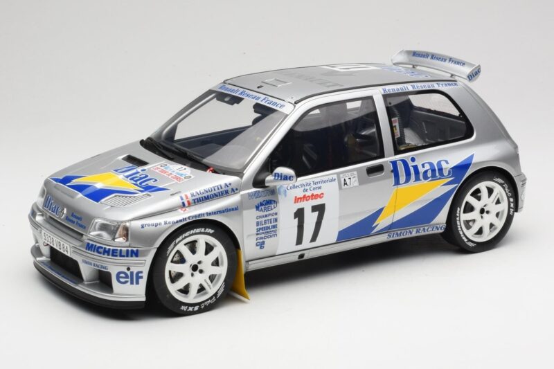 Renault Clio Maxi #17 J. Ragnotti / G. Thimonier Tour de Corse 1995 Otto 1:12 G090 Pryskyřice