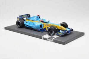 Renault R25 #5 F. Alonso 2nd Place British GP 2005 Minichamps 1:18 117051105 Kov – obrázek 4 z 6