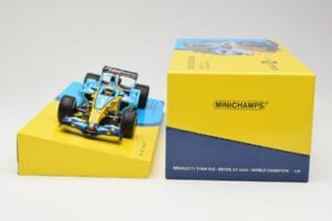 Renault R26 #1 F. Alonso F1 World Champion Brazilian GP 2006 Minichamps 1:18 147061801 Kov – obrázek 6 z 6