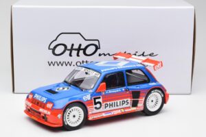 Renault R5 Maxi Turbo #5 Philips J-L. Busquet Superproduction 1987 Otto 1:18 OT1094 Pryskyřice – obrázek 6 z 6