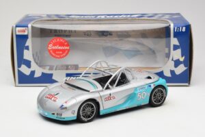 Renault Sport Spider #50 Stříbrný Anson 1:18 30353 Kov – obrázek 8 z 8
