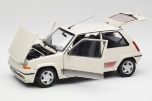 Renault Super 5 GT Turbo Phase 2 Perleťová Bílá Norev 1:18 185206 Kov – obrázek 2 z 8