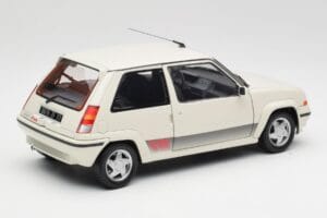 Renault Super 5 GT Turbo Phase 2 Perleťová Bílá Norev 1:18 185206 Kov – obrázek 3 z 8