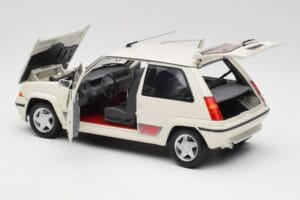 Renault Super 5 GT Turbo Phase 2 Perleťová Bílá Norev 1:18 185206 Kov – obrázek 5 z 8