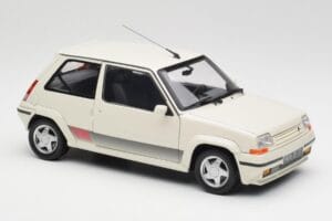Renault Super 5 GT Turbo Phase 2 Perleťová Bílá Norev 1:18 185206 Kov – obrázek 6 z 8