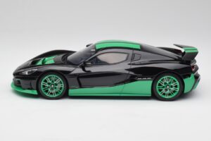 Rimac Nevera Record Monochrome Černý GT Spirit 1:18 GT916 Pryskyřice – obrázek 3 z 6