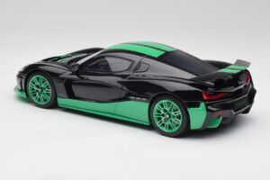 Rimac Nevera Record Monochrome Černý GT Spirit 1:18 GT916 Pryskyřice – obrázek 5 z 6