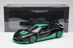 Rimac Nevera Record Monochrome Černý GT Spirit 1:18 GT916 Pryskyřice – obrázek 6 z 6