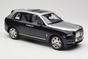 Rolls-Royce Cullinan Černý & Stříbrný OEM 1:18 ROLLS001 Kov – obrázek 6 z 8