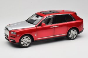 Rolls-Royce Cullinan Červený Se Shadow Wheels OEM 1:18 028-18A Kov