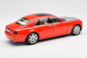 Rolls-Royce Ghost Červený & Stříbrný Kyosho 1:18 008802RS Kov – obrázek 3 z 8