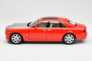 Rolls-Royce Ghost Červený & Stříbrný Kyosho 1:18 008802RS Kov – obrázek 4 z 8