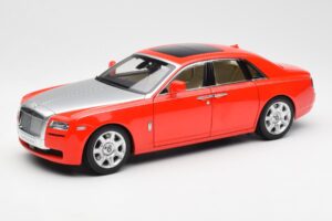 Rolls-Royce Ghost Červený & Stříbrný Kyosho 1:18 008802RS Kov