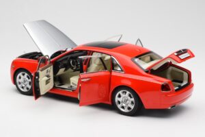 Rolls-Royce Ghost Červený & Stříbrný Kyosho 1:18 008802RS Kov – obrázek 5 z 8
