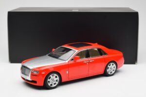 Rolls-Royce Ghost Červený & Stříbrný Kyosho 1:18 008802RS Kov – obrázek 8 z 8