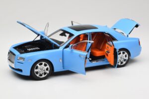Rolls-Royce Ghost Series I Světle Modrý Kyosho 1:18 08802LB Kov – obrázek 2 z 8