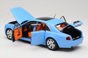Rolls-Royce Ghost Series I Světle Modrý Kyosho 1:18 08802LB Kov – obrázek 5 z 8