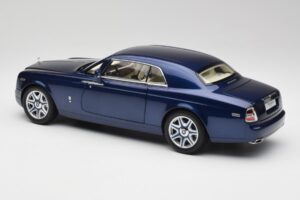 Rolls-Royce Phantom Coupe Metropolitan Modrý Kyosho 1:18 08862BLM Kov – obrázek 7 z 8