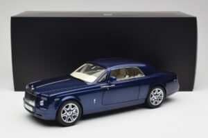 Rolls-Royce Phantom Coupe Metropolitan Modrý Kyosho 1:18 08862BLM Kov – obrázek 8 z 8
