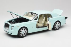 Rolls-Royce Phantom Coupe Turchese Modrý Kyosho 1:18 08862TBL Kov – obrázek 2 z 8