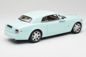 Rolls-Royce Phantom Coupe Turchese Modrý Kyosho 1:18 08862TBL Kov – obrázek 3 z 8
