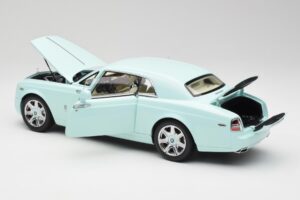 Rolls-Royce Phantom Coupe Turchese Modrý Kyosho 1:18 08862TBL Kov – obrázek 5 z 8
