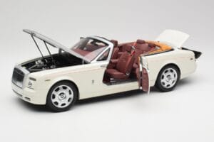 Rolls-Royce Phantom Drophead Coupe English Bílý Kyosho 1:18 08871EW2 Kov – obrázek 2 z 10