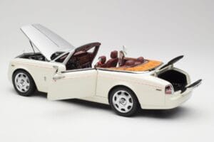 Rolls-Royce Phantom Drophead Coupe English Bílý Kyosho 1:18 08871EW2 Kov – obrázek 7 z 10