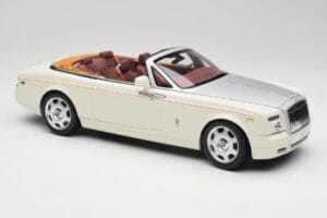 Rolls-Royce Phantom Drophead Coupe English Bílý Kyosho 1:18 08871EW2 Kov – obrázek 8 z 10