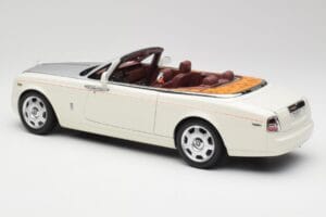 Rolls-Royce Phantom Drophead Coupe English Bílý Kyosho 1:18 08871EW2 Kov – obrázek 9 z 10