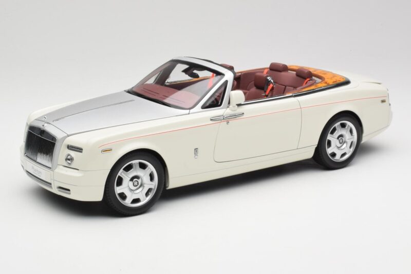 Rolls-Royce Phantom Drophead Coupe English Bílý Kyosho 1:18 08871EW2 Kov