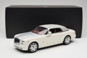 Rolls-Royce Phantom Drophead Coupe English Bílý Kyosho 1:18 08871EW2 Kov – obrázek 10 z 10
