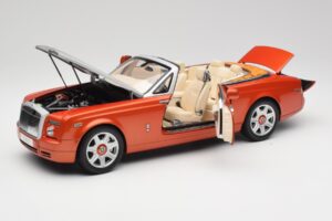 Rolls-Royce Phantom Drophead Coupe Mandarin Oranžový Kyosho 1:18 08871P Kov – obrázek 2 z 10