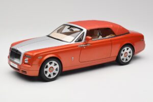 Rolls-Royce Phantom Drophead Coupe Mandarin Oranžový Kyosho 1:18 08871P Kov – obrázek 3 z 10