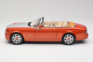 Rolls-Royce Phantom Drophead Coupe Mandarin Oranžový Kyosho 1:18 08871P Kov – obrázek 6 z 10