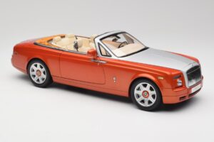Rolls-Royce Phantom Drophead Coupe Mandarin Oranžový Kyosho 1:18 08871P Kov – obrázek 8 z 10