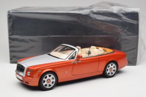Rolls-Royce Phantom Drophead Coupe Mandarin Oranžový Kyosho 1:18 08871P Kov – obrázek 10 z 10