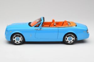 Rolls-Royce Phantom Drophead Coupe Powder Modrý Kyosho 1:18 08871BL Kov – obrázek 6 z 10